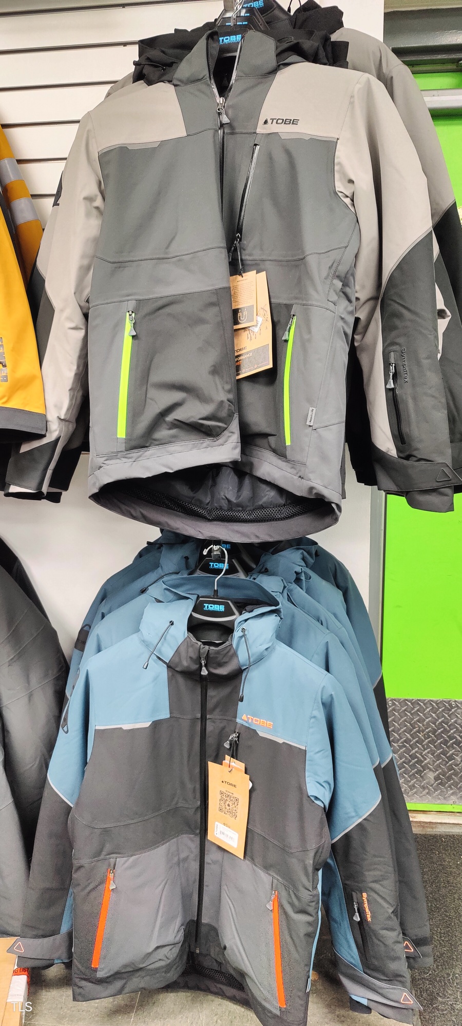 A display case with glasses in it